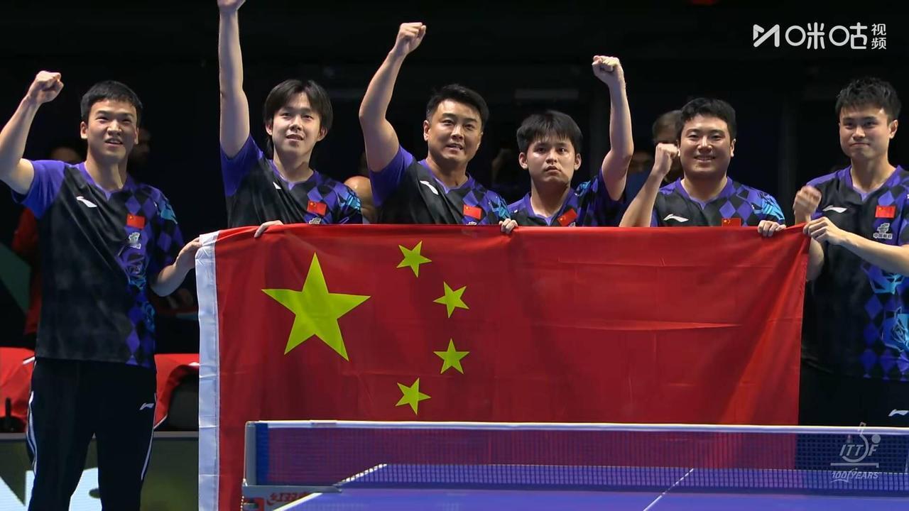 太提气了！🎉🎉
国乒男团稳稳拿下世乒赛团体冠军，霸气12连冠，这统治力真的独