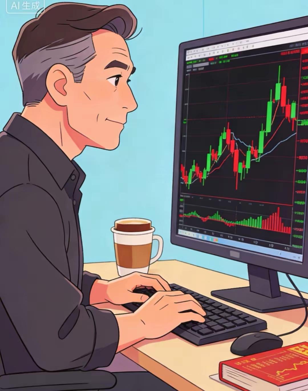 老周这操作，说出来你可能不信——52岁的人，拿着40万本金，就守着一只股票折腾三