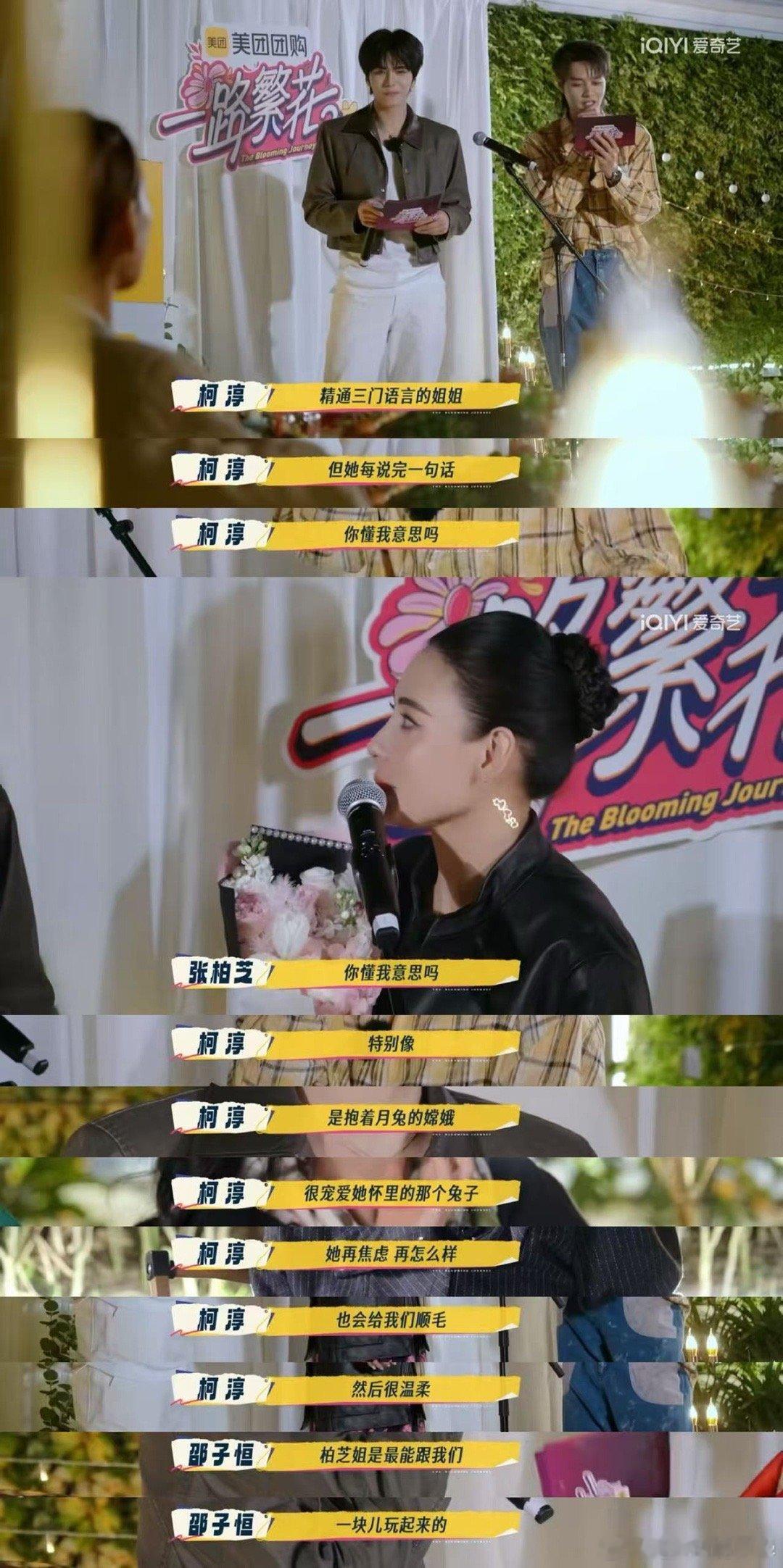 张柏芝认领繁花2自己最有包袱一路繁花“最有包袱”实至名归！看她出场时包包链条都闪