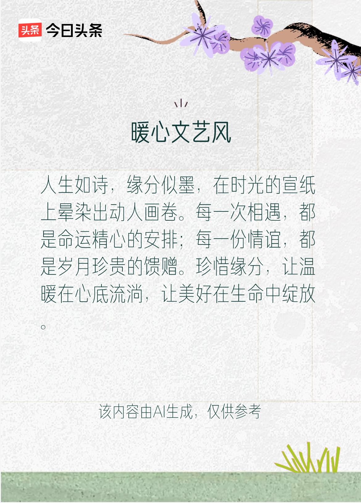 文学创作大会 人生如诗，缘分似墨，这说法太妙啦！生活里处处藏着诗意，就像晨光里热