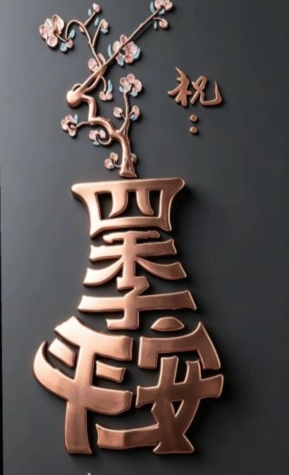 〔看图猜字〕图中画面太有创意了。隐藏几个字。你能看出来啥字组成的。