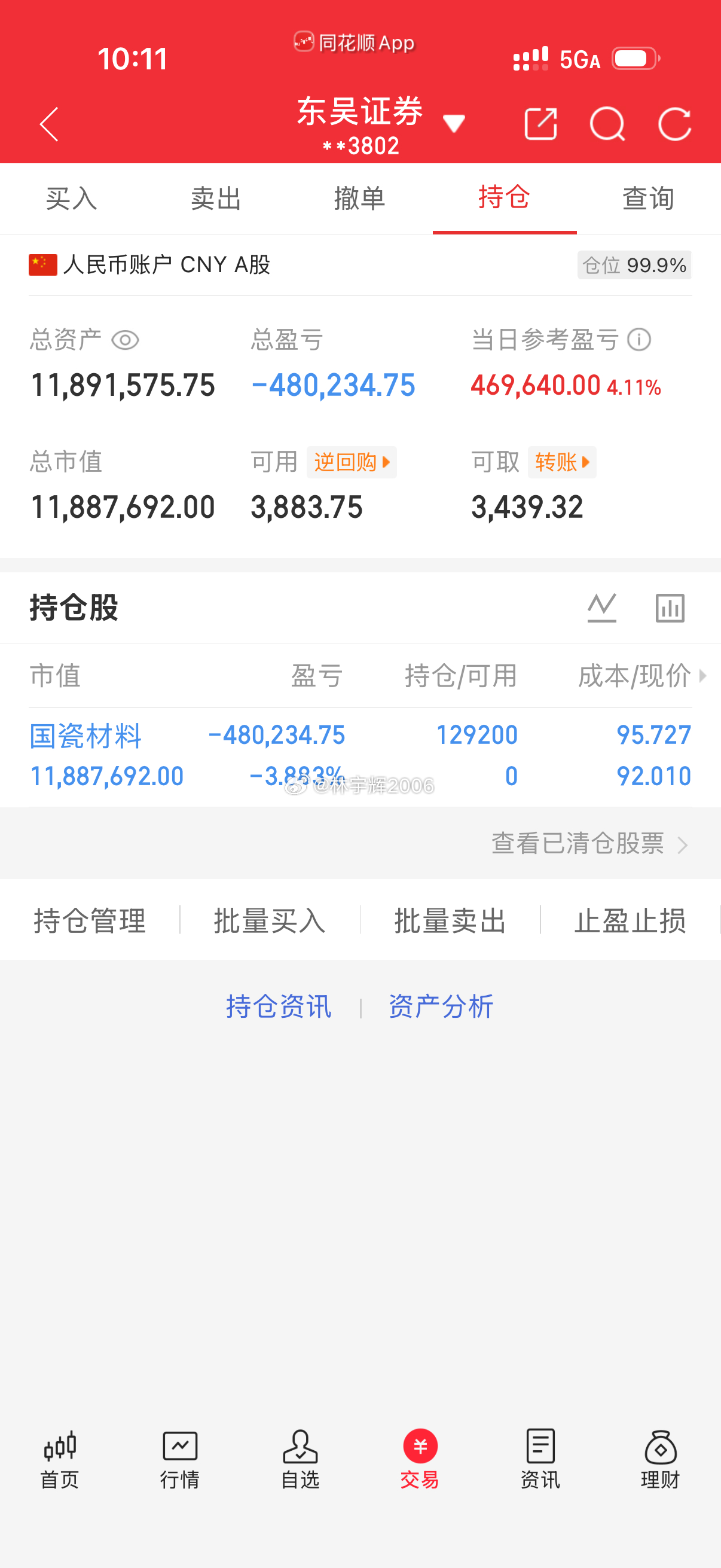 300万本金，目标一年1500万，拒绝马后炮，全程公开验证，欢迎大家一起见证！（