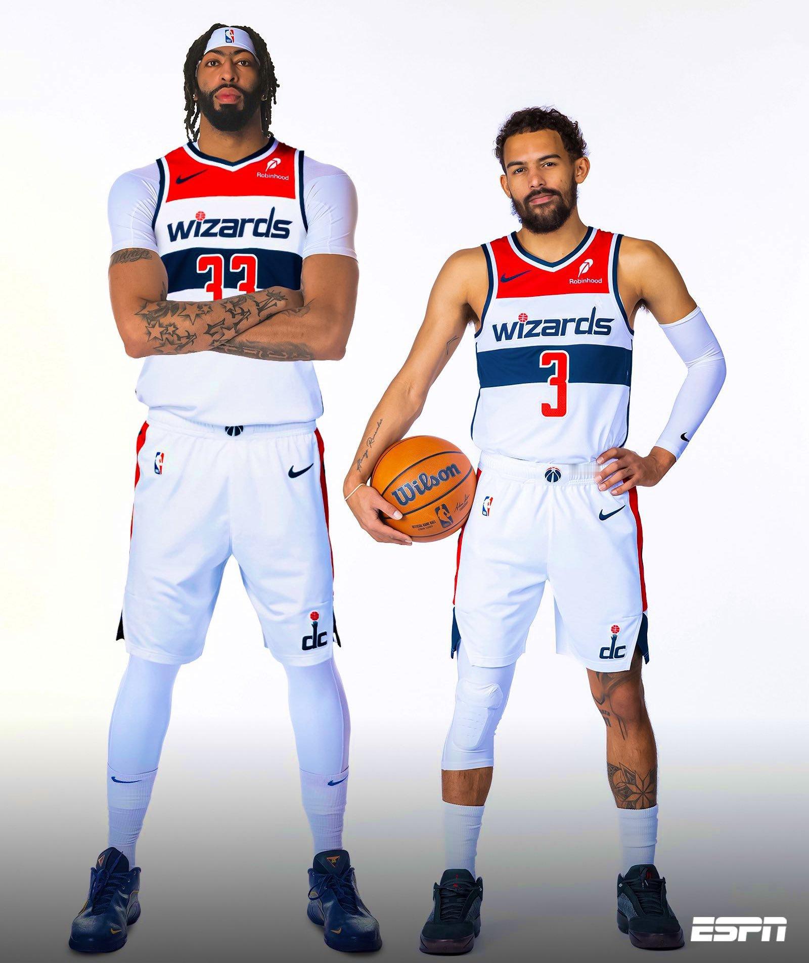 浓眉被交易到奇才（看到这条消息算晚的了）和特雷杨搭档也有点搞头