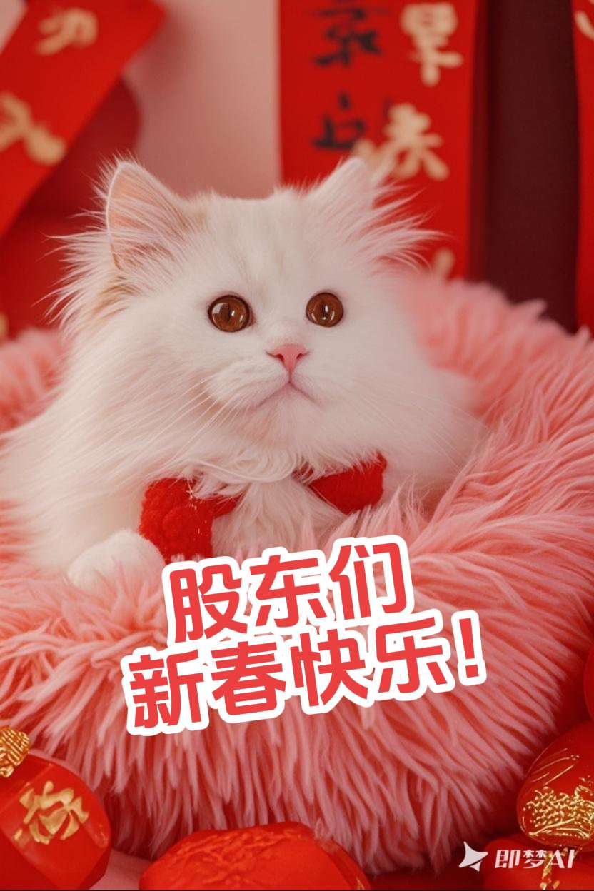 祝福股东们新春快乐！股东们好，鼓捣猫了吗？祝大家春节开心快乐，谢谢对猫...