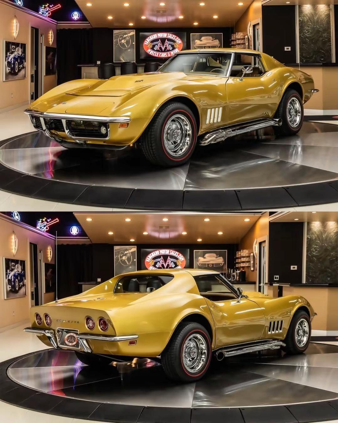 1969年，雪佛兰 (Chevrolet)的Corvette在肌肉车黄金年代继续