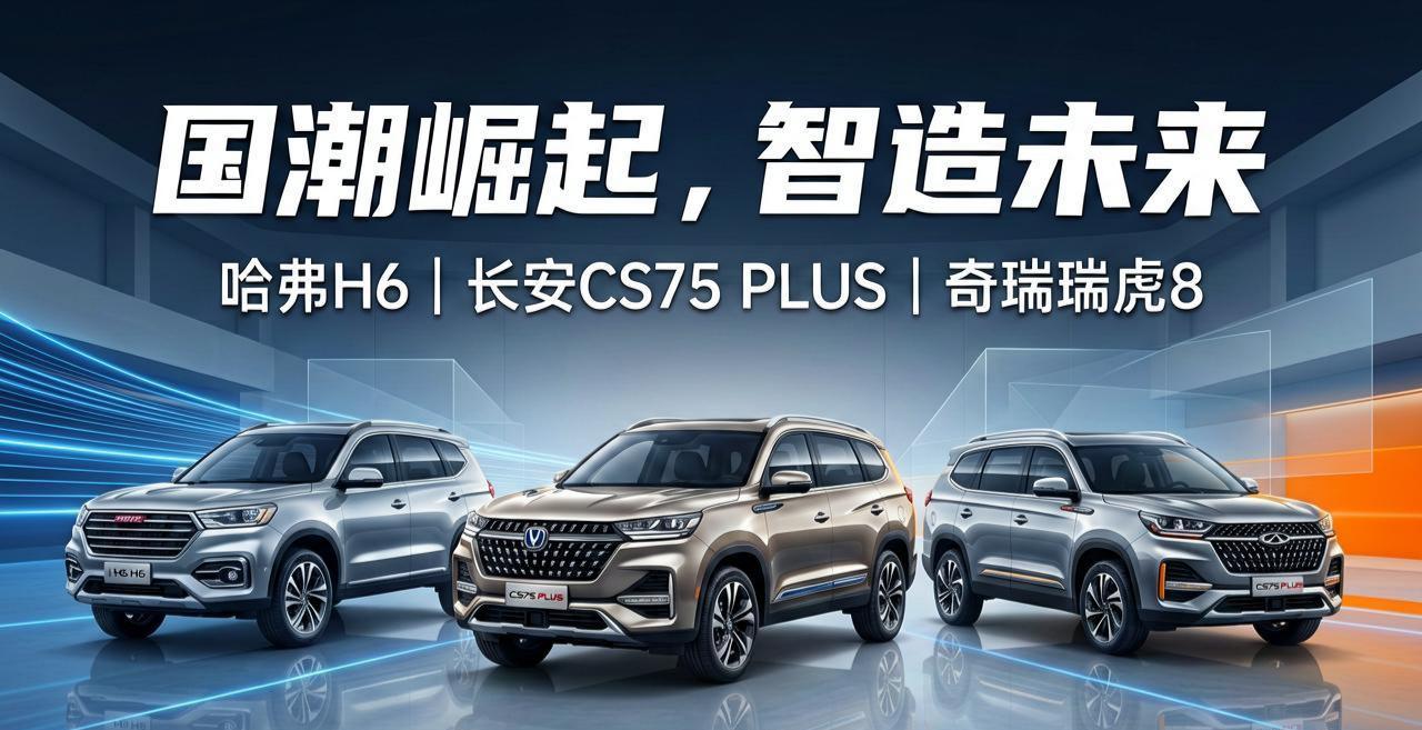 喜欢高视野、大空间？这三台国产SUV闭眼入。
哈弗H6——国民神车，三代同堂，空