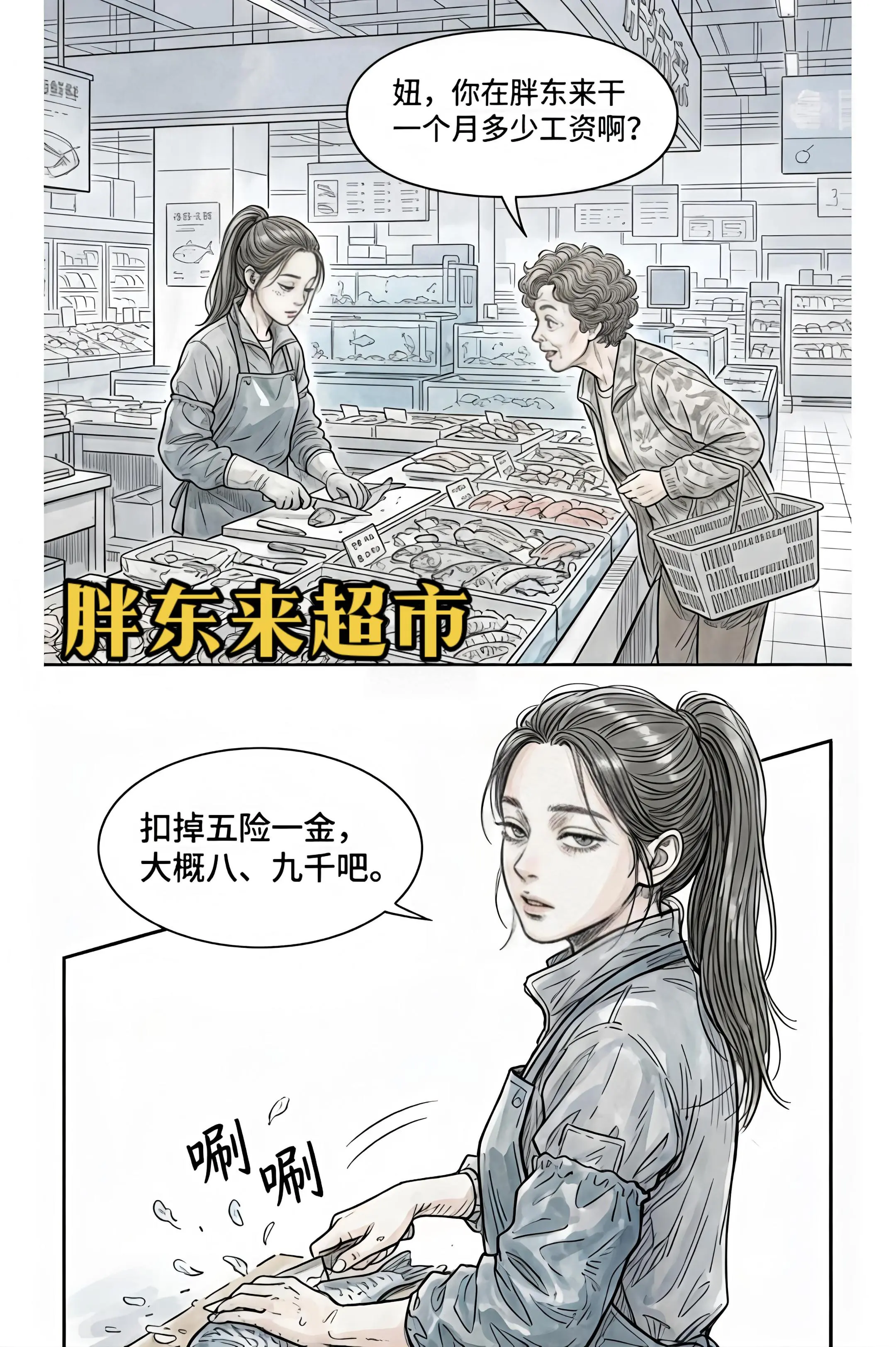 “差点让你过上好日子了，好险！”