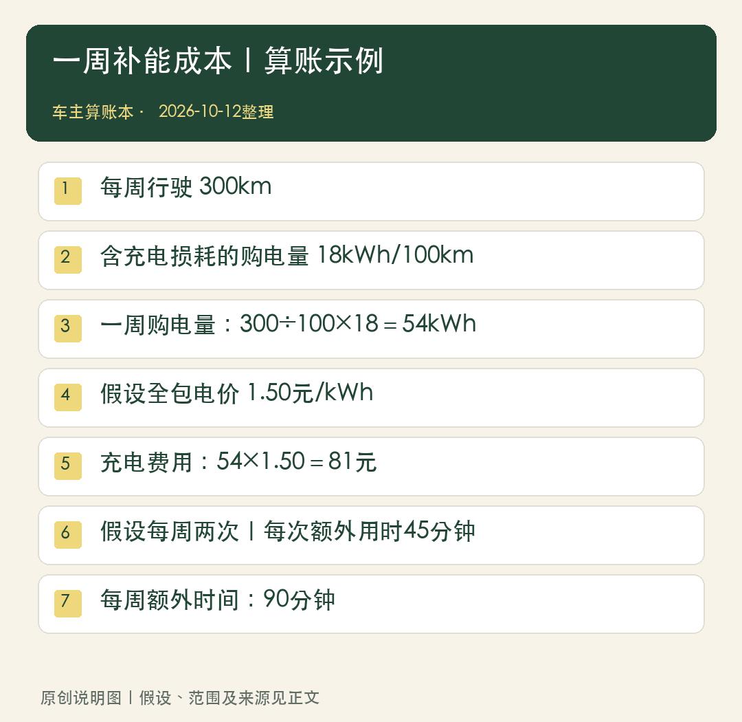 9月新能源零售占67%，没家充先算每周怎么充
 晚饭后把车开去充电，顺手买菜，回