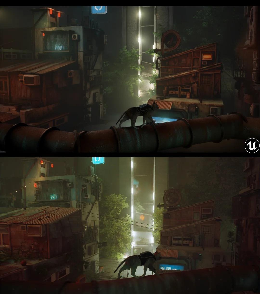 UE灯光场景速写打卡day5｜Stray
魔灯灯光打卡 魔灯游戏场景 概念场景 