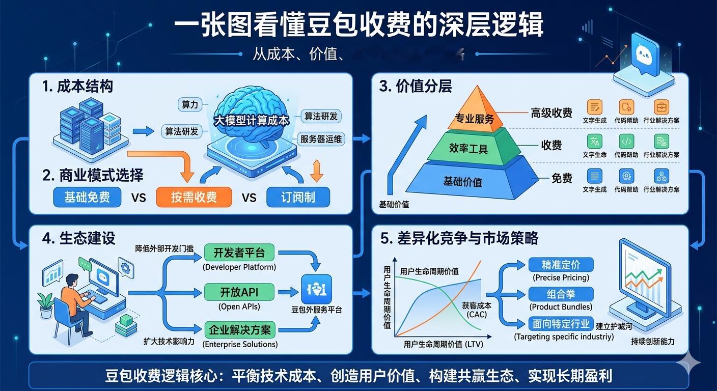 有粉丝事豆包深度用户，一直问豆包收费了以后还能不能免费用？其实这事很简单....