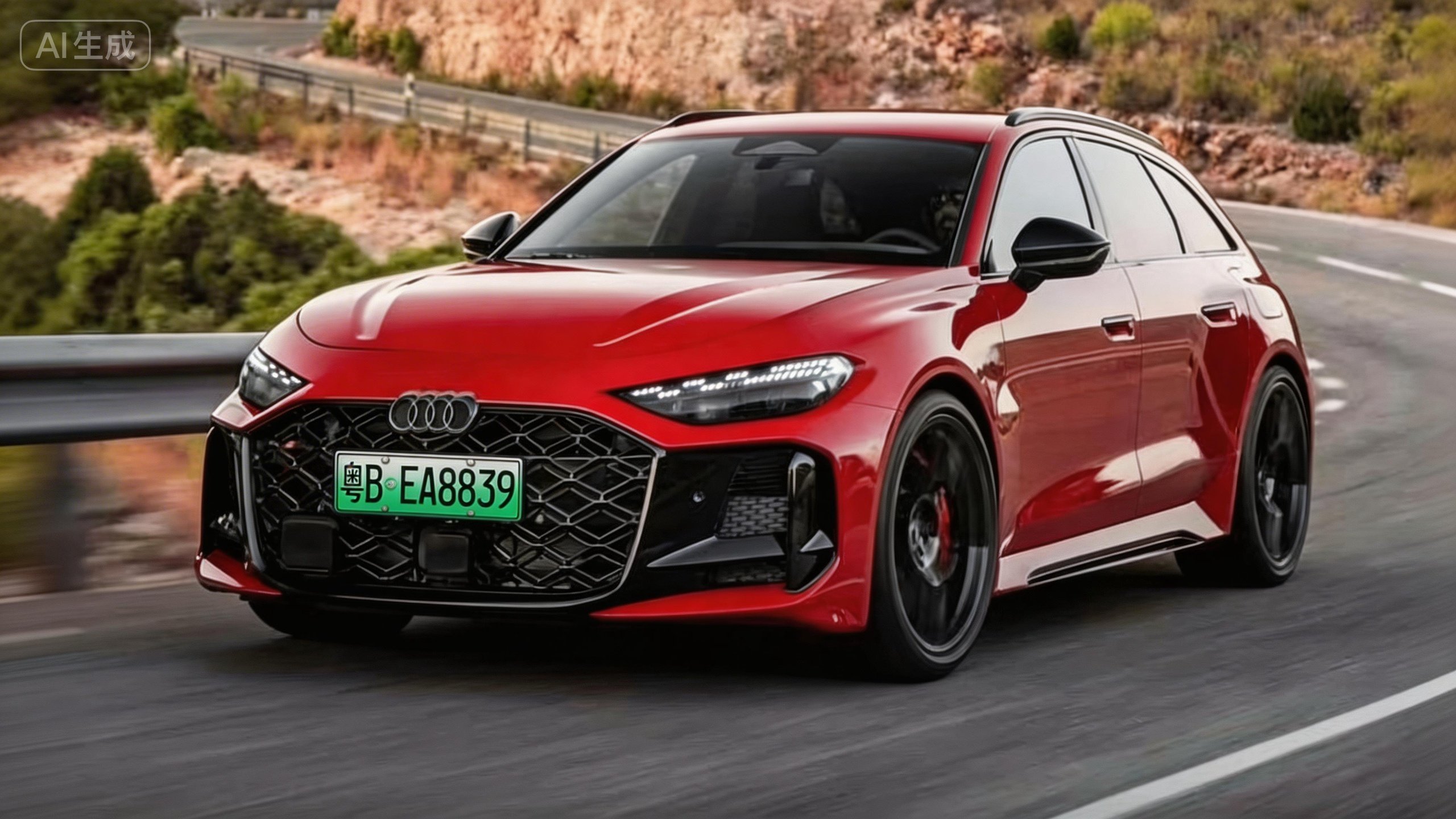 多高的颜值才能禁得住绿牌牌的摧残？奥迪rs5大v聊车