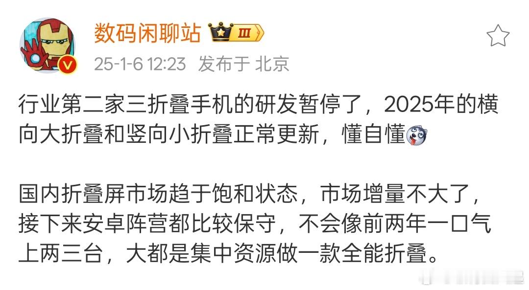 三折叠市场还是太小了，我觉得把横折做好就OK了，至于竖折就可玩性太低了，感觉完全