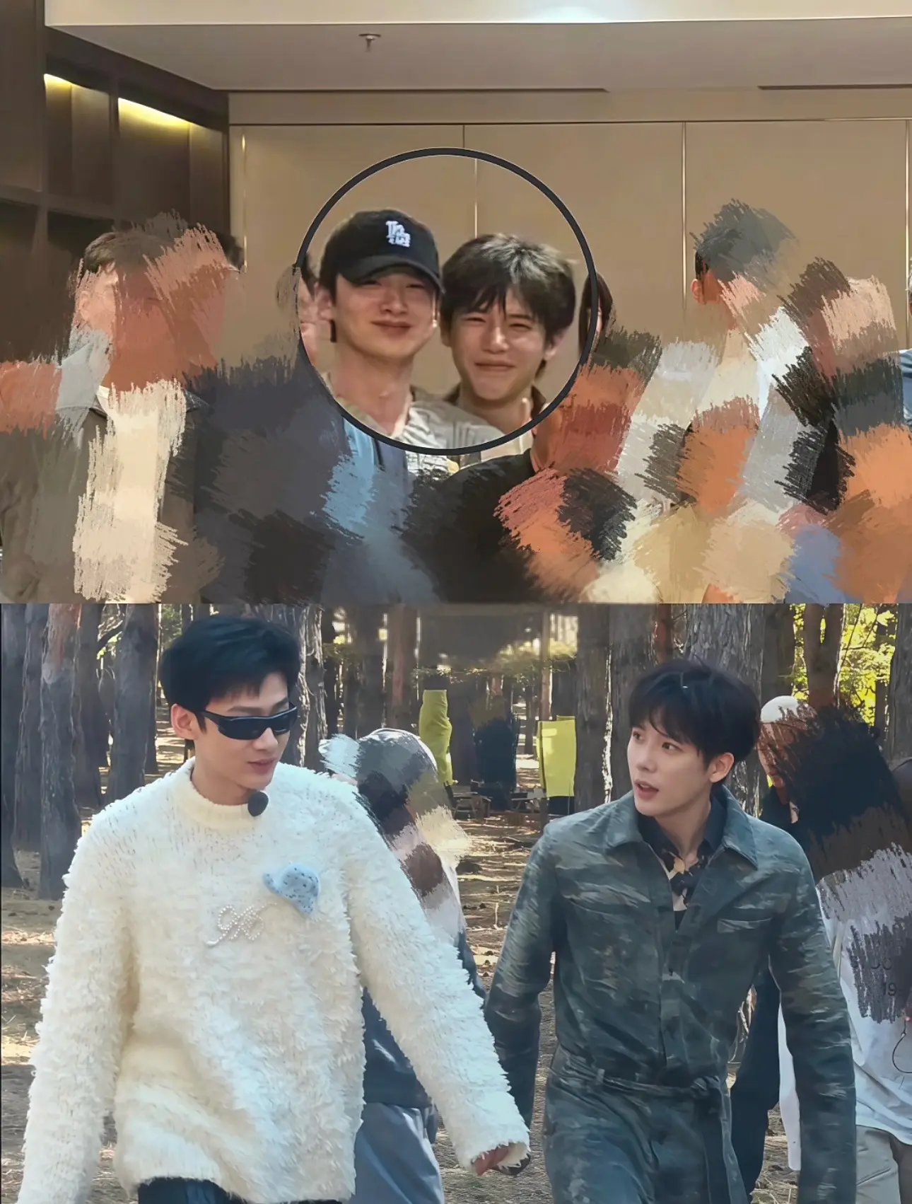 看的出来你俩没少喝啊