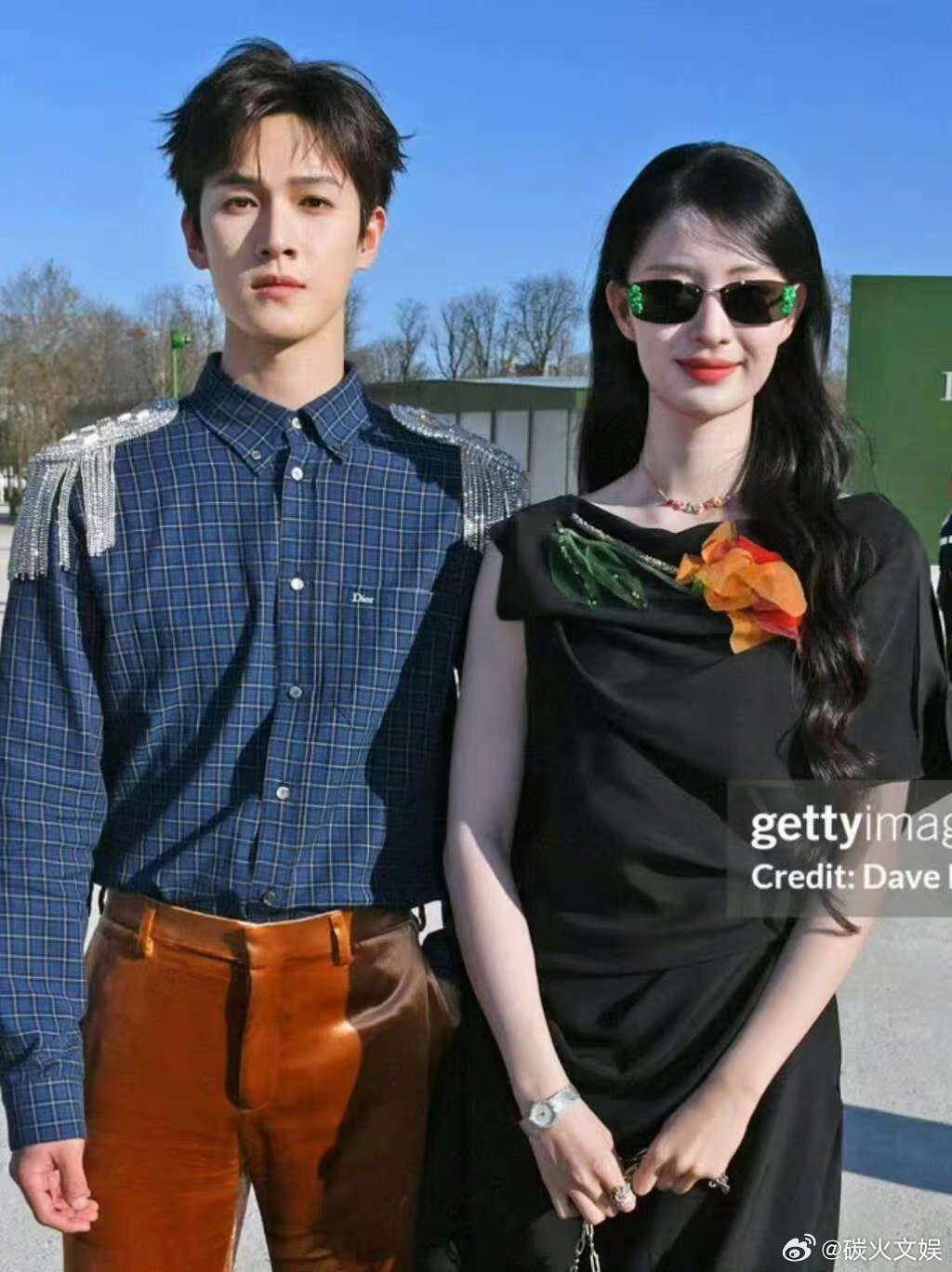 李昀锐王楚然同框生图王楚然李昀锐同框生图李昀锐王楚然同框生图，帅啊，