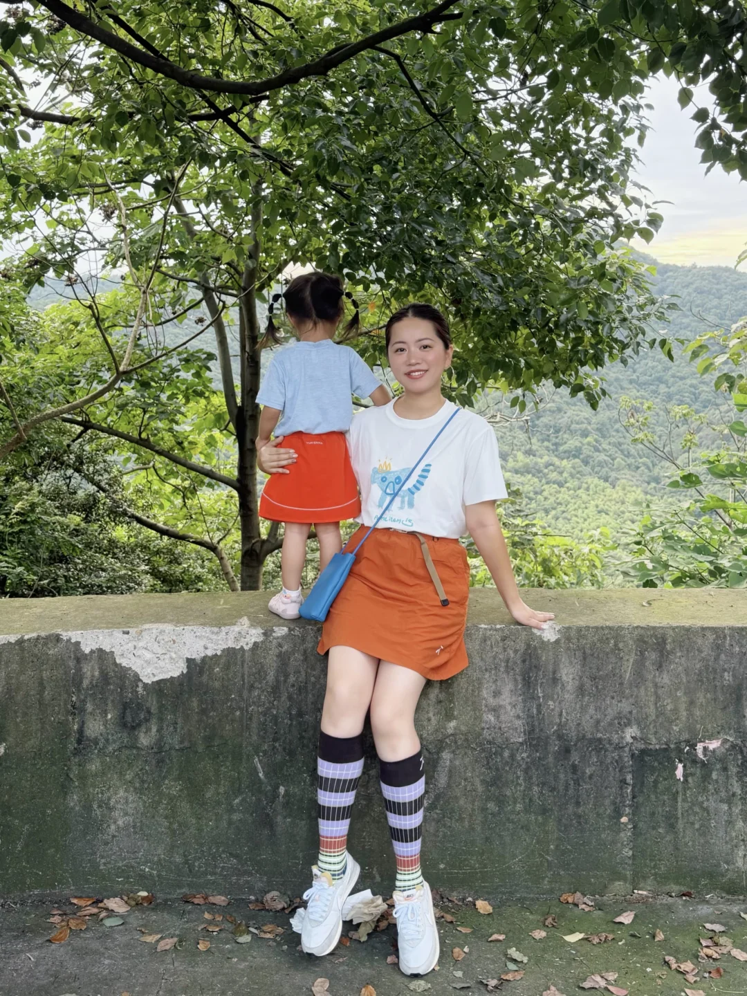 母女穿搭🍊一起去爬山
