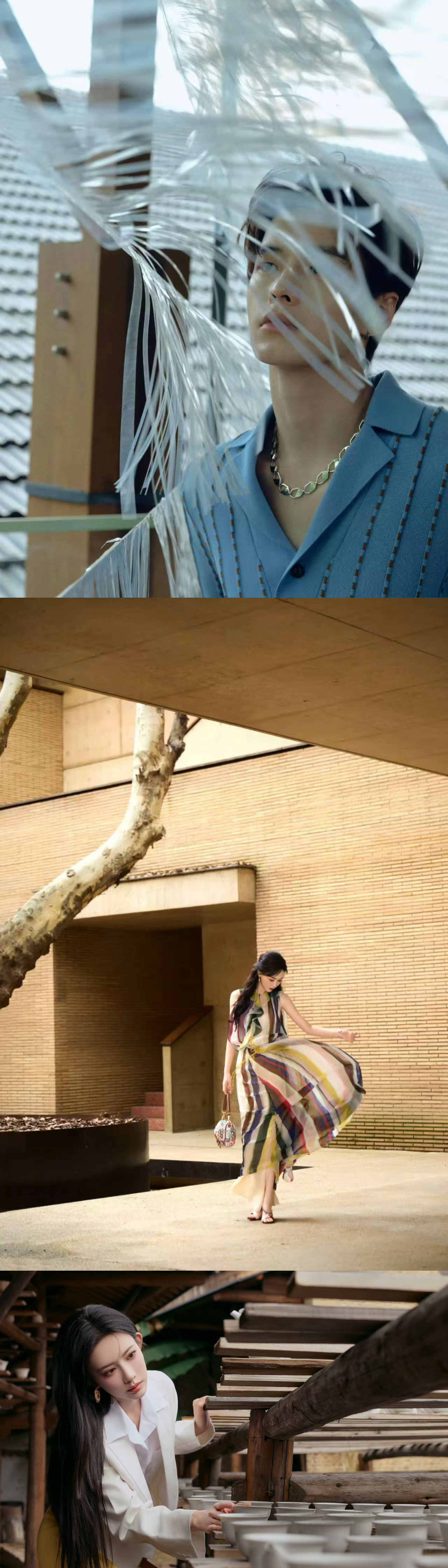 唐嫣孟子义何与同框唐嫣孟子义何与活动同框三个人站一起画面太和谐了，生图直出都不用