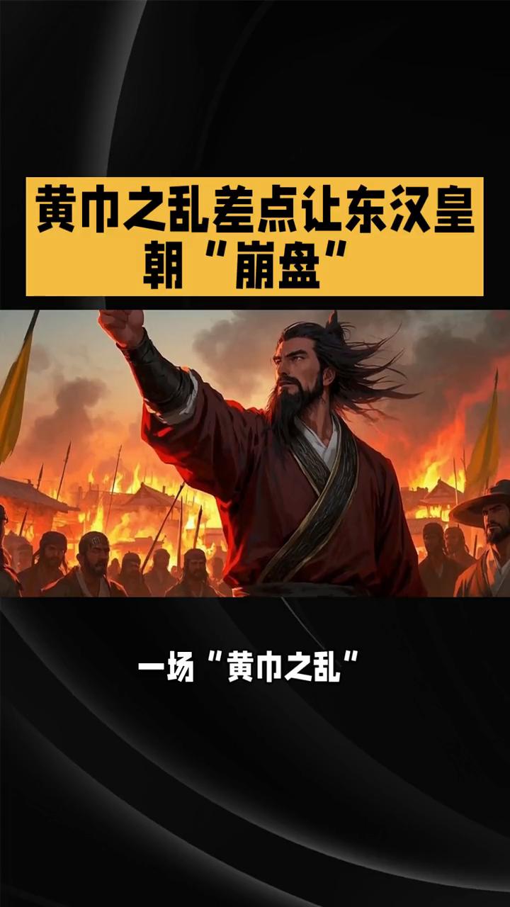 黄巾之乱差点让东汉皇朝崩盘。
一场黄巾之乱差点让东汉皇朝崩盘，这究竟是一场怎样的