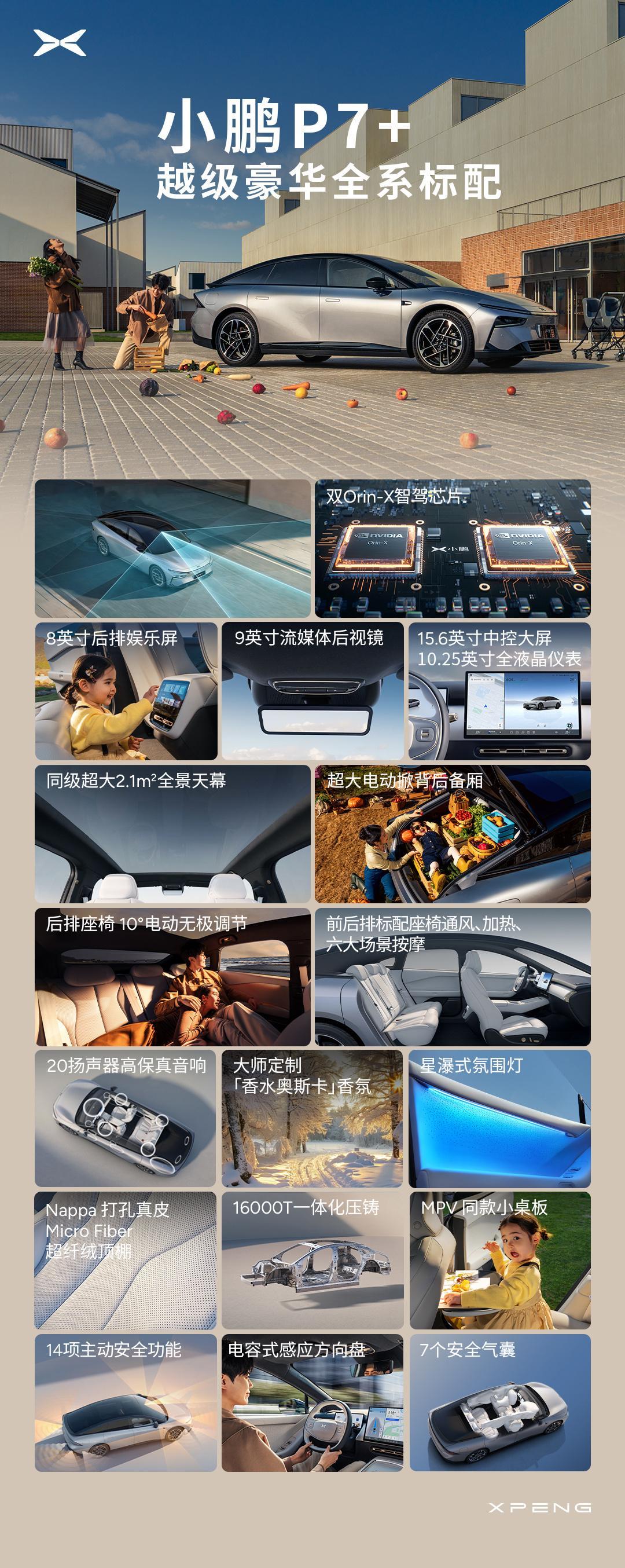 #小鹏P7+啥都标配#厂家省心，消费者也省心，选择困难症最佳治疗方案 ​​​
