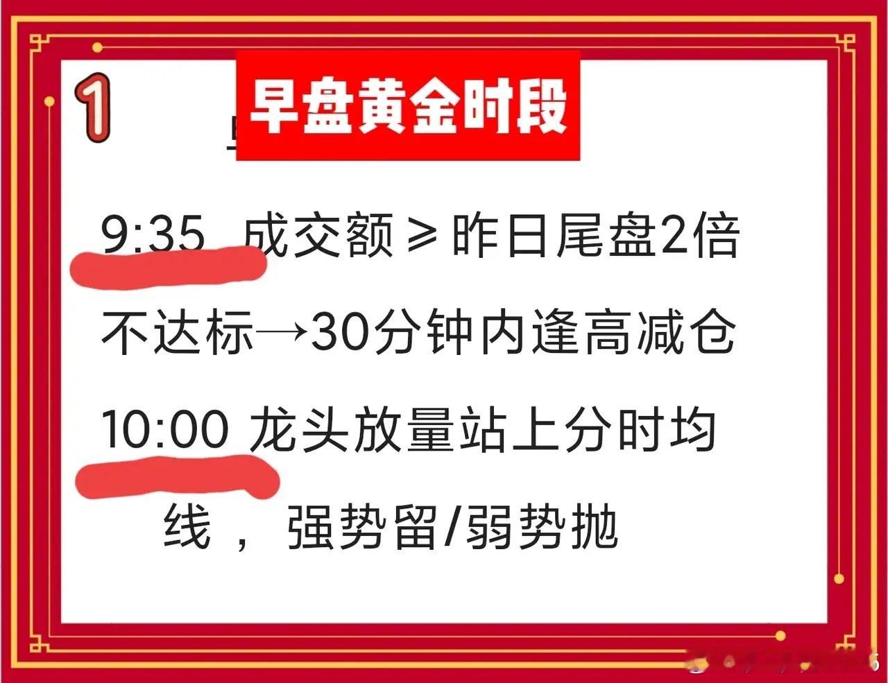 散户最易错过的六大看盘黄金时点，大家认真看看尾盘30分钟定生死！第一条，9点35