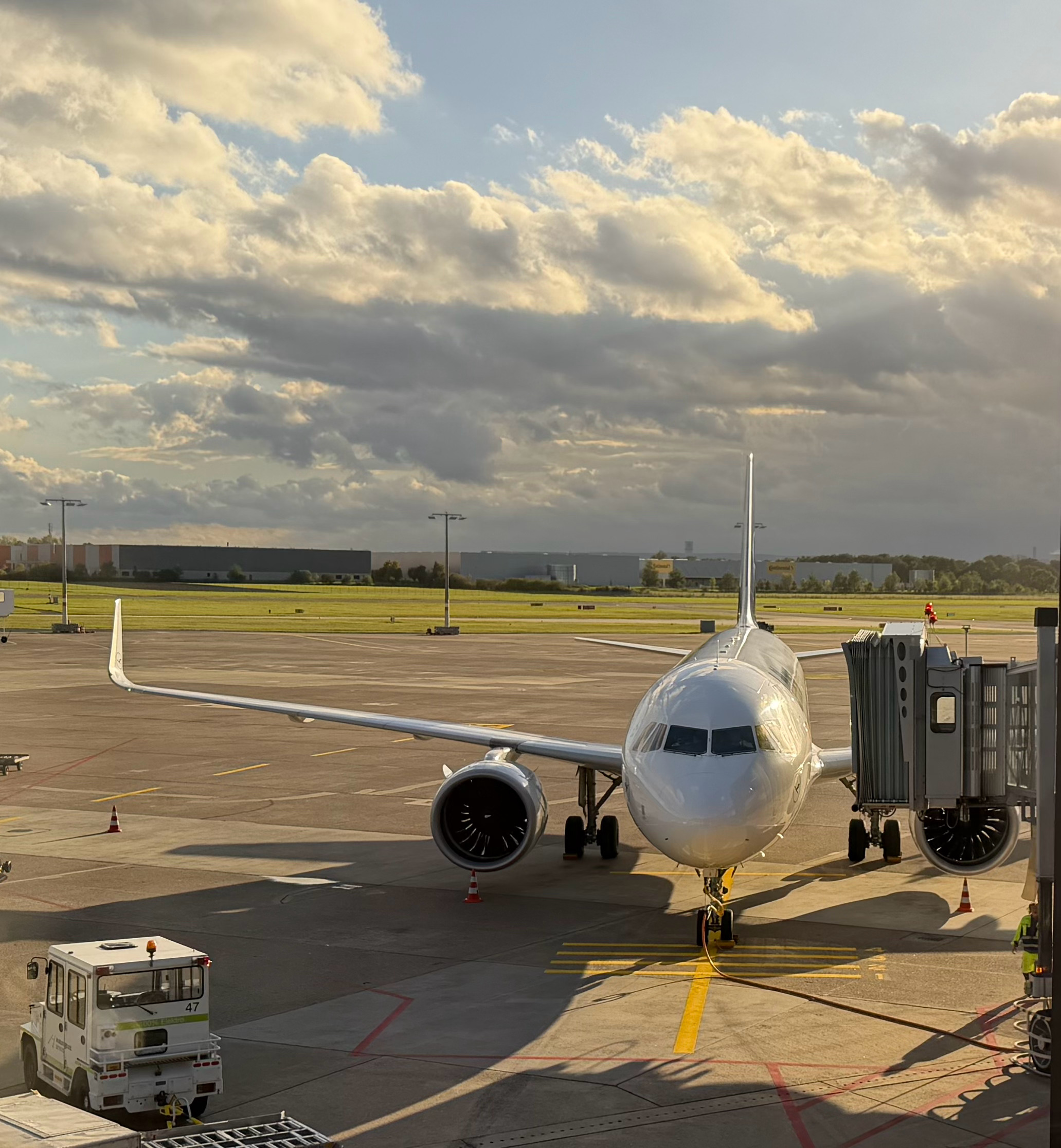 准备起飞🛫，到慕尼黑转机回国。 ​​​