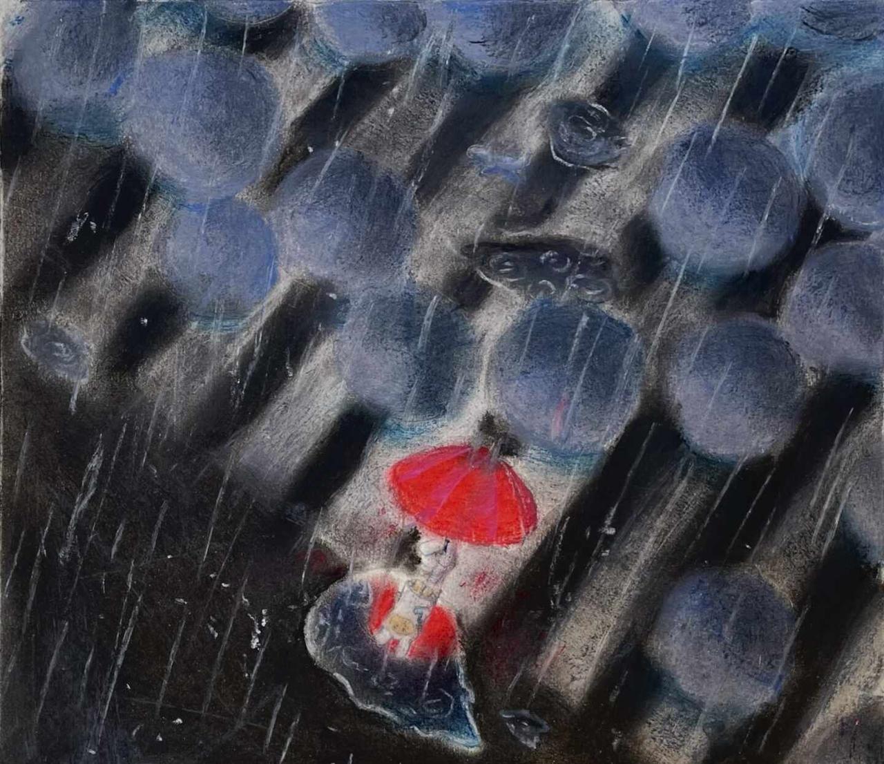 《雨》
江南最近黄梅天，天天下雨[呃R]
	
民间绘画小赛 民间艺术小赛
南方的