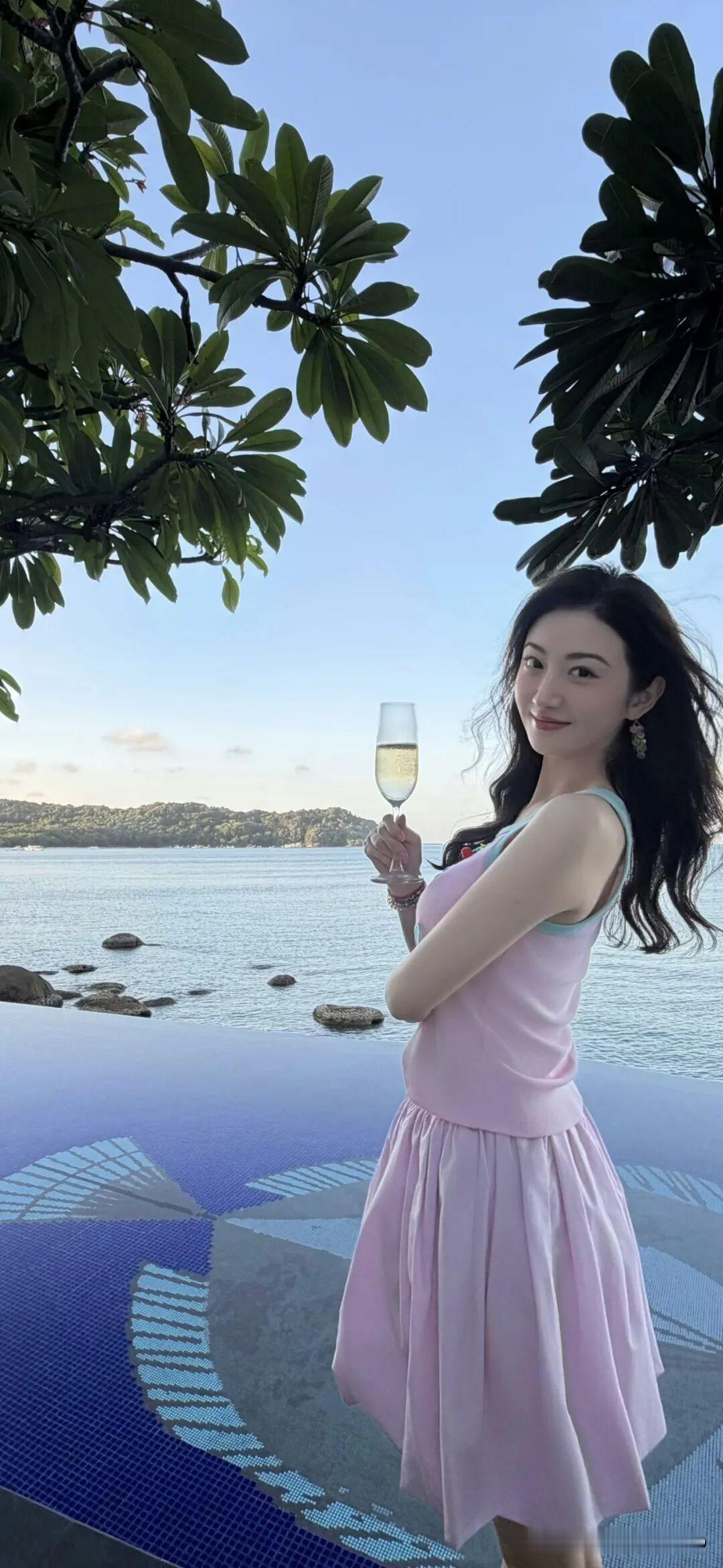 景甜的清新甜美