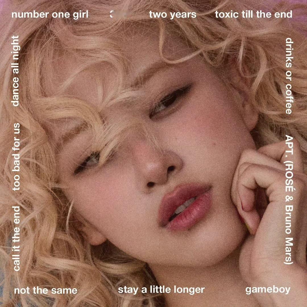 ROSÉ  - [rosie]  曲目歌单✅2024.12.06 