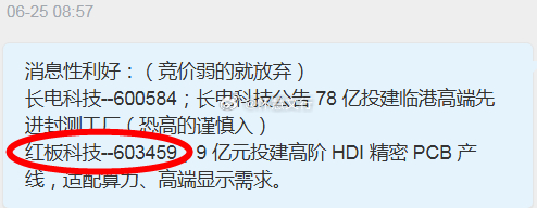 强势逆转！6.25日的$红板科技 sh603459$ 今天从水下8个点飙升至10