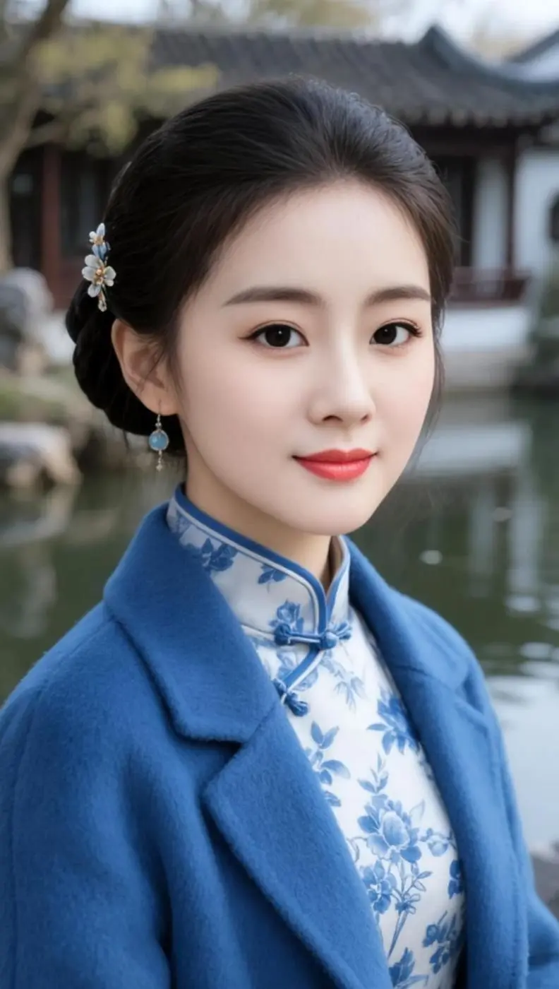 AI民国风写真 ai创作