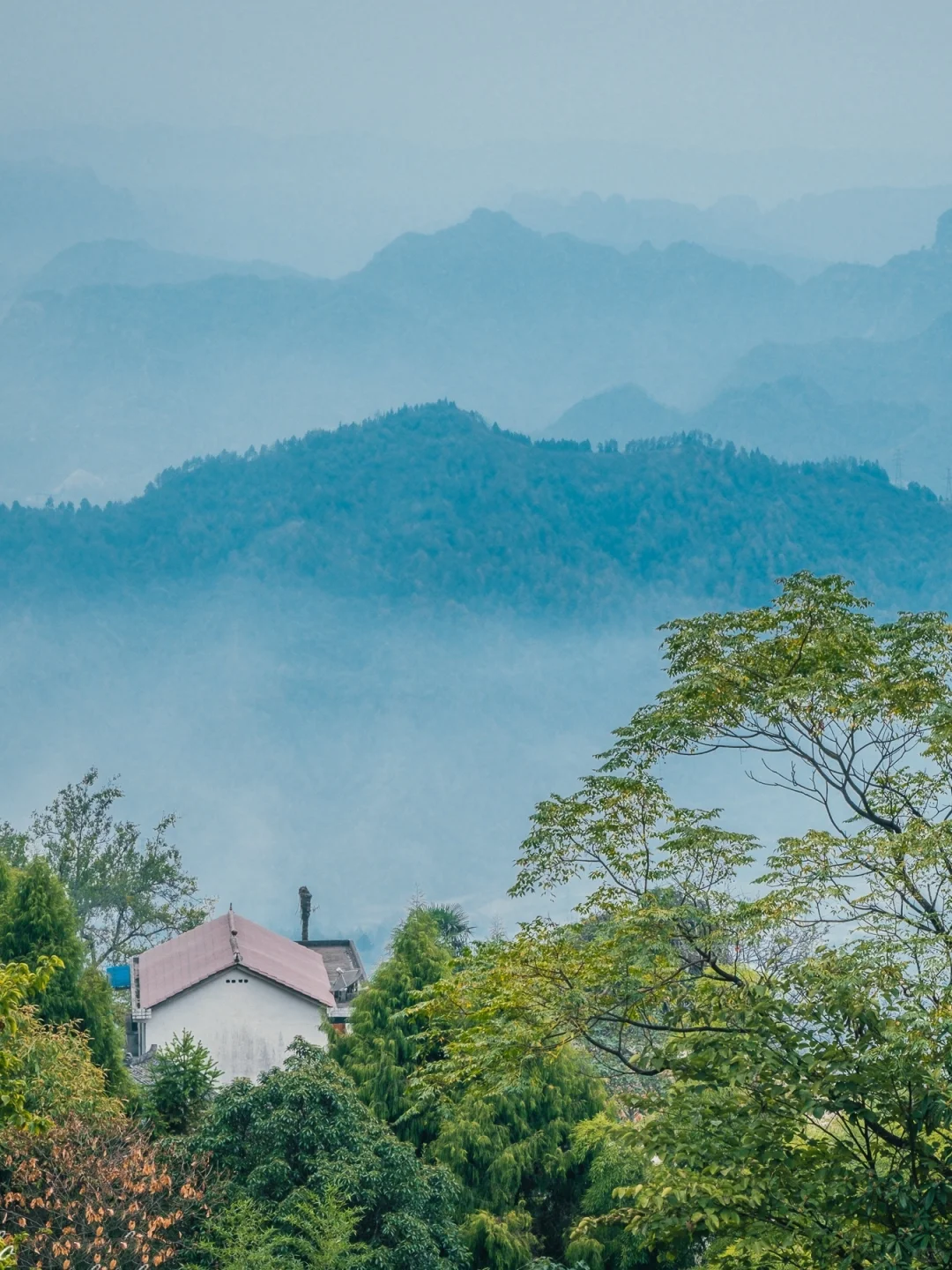 自驾湘西，万马归朝：老司城附近壮丽山河