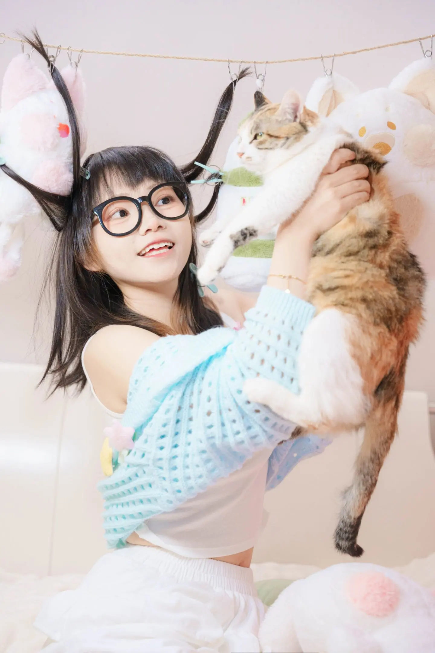 我和小猫~闹闹和年年