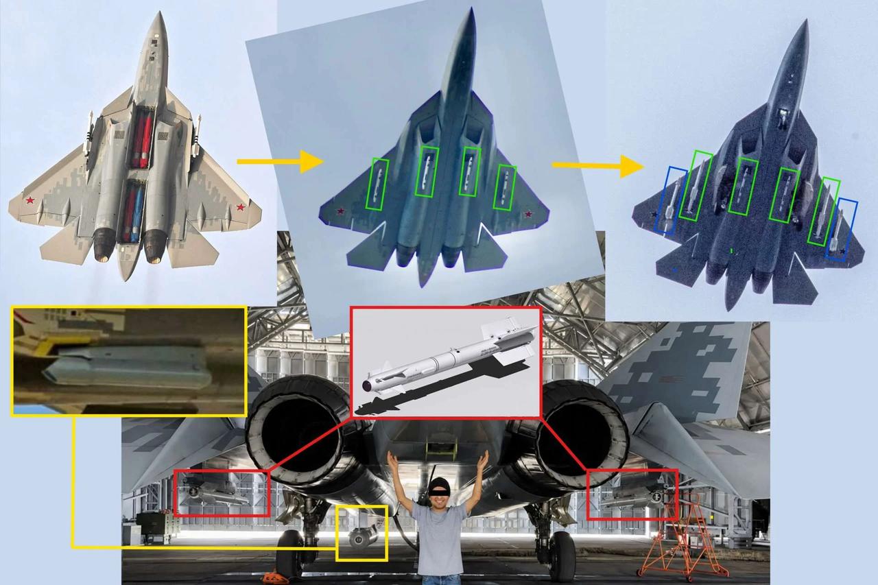 俄罗斯Su-57猛烈从隐形战斗机演变为大容量重型防空拦截机
自 2026 年 6