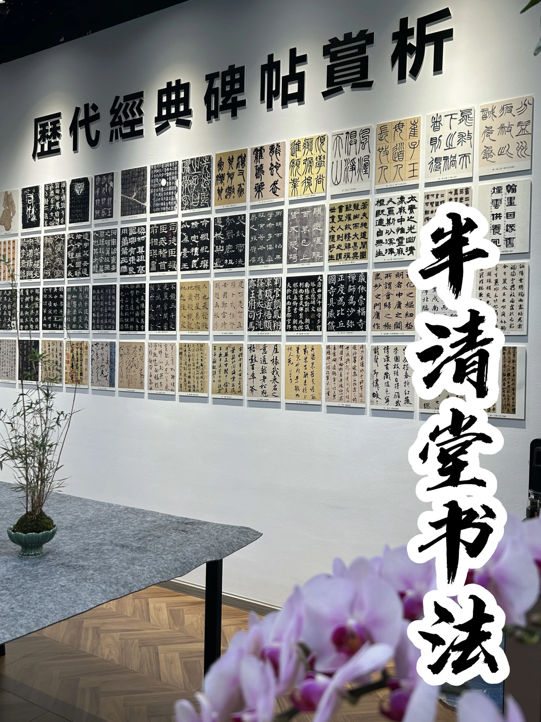 教室里的书法经典