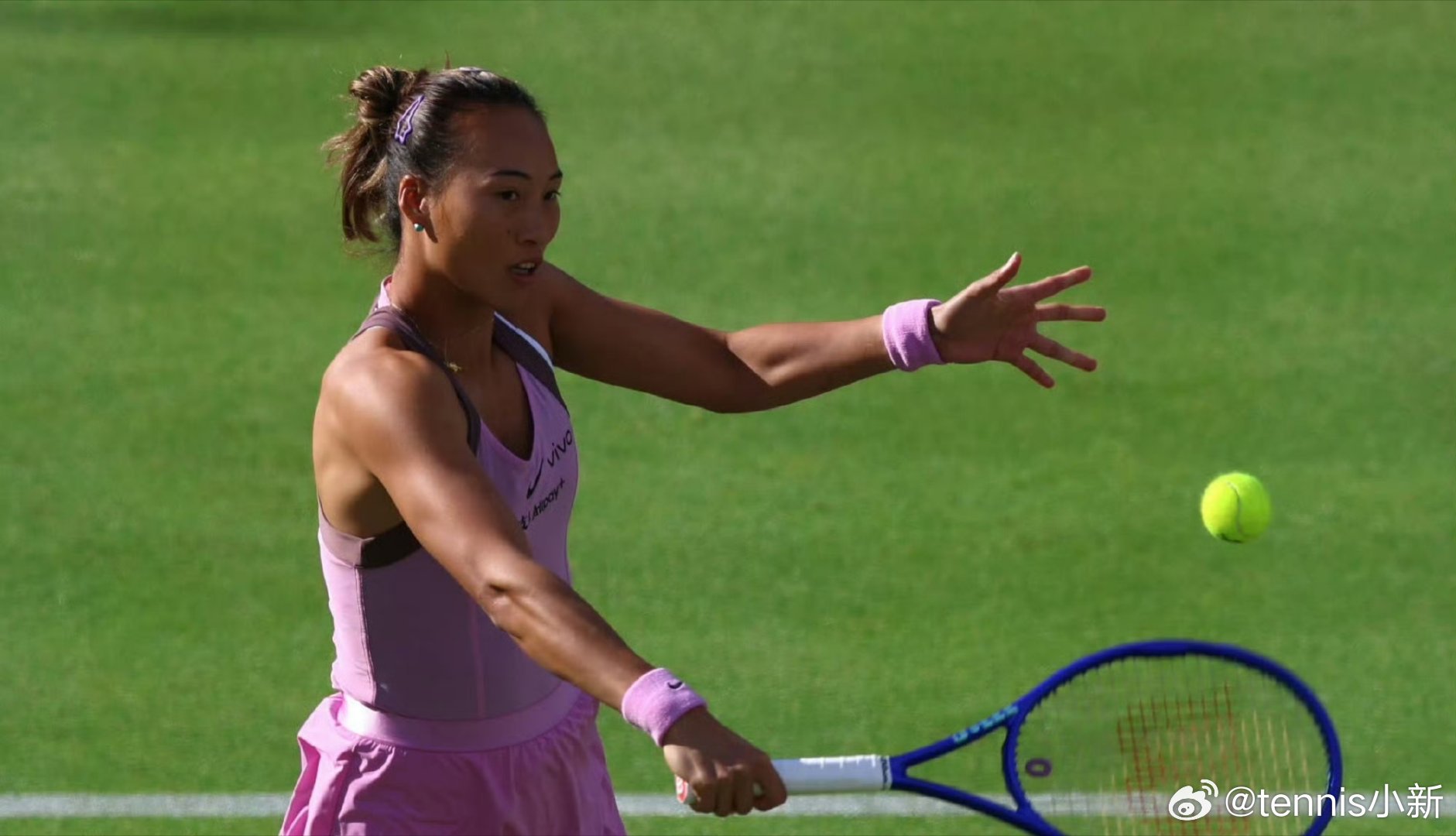 我以为赢球没问题的WTA250🇬🇧诺丁汉站女单第二轮🇨🇳郑钦文3-6/6