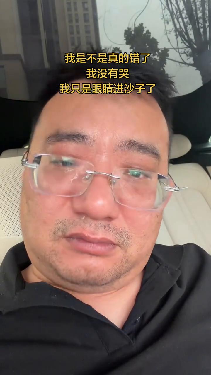 我是不是真的错了？我没有哭，我只是眼睛进沙子了。-2713720.14。