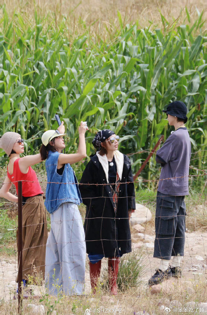 李宇春辛芷蕾高叶倪妮采蘑菇路透李宇春辛芷蕾高叶倪妮上山采蘑菇向野的我们自驾穿越山