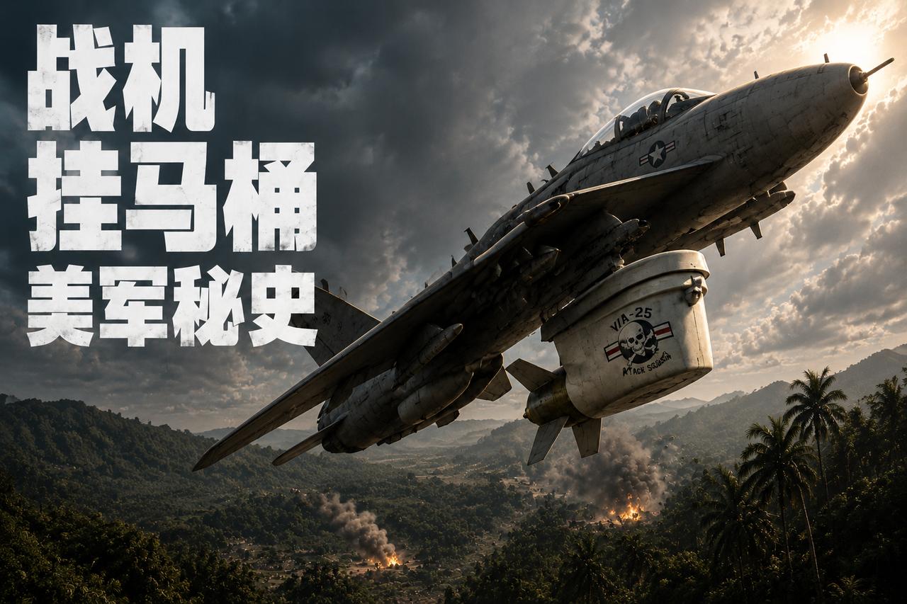 为什么美军要在战斗机机翼下挂马桶，马桶外面还带着引信和尾翼，看起来跟个导弹似的，