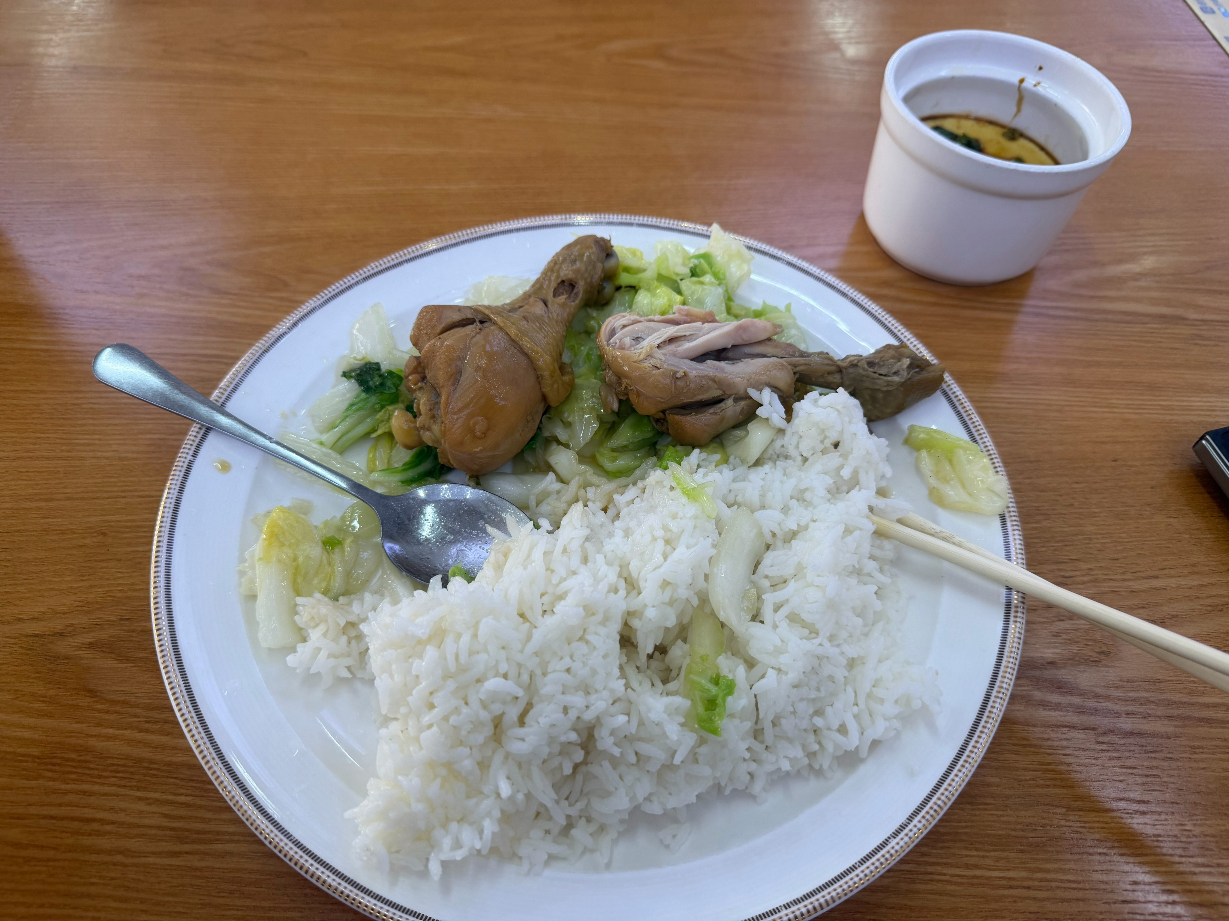 中午，精品沙县鸡腿饭 