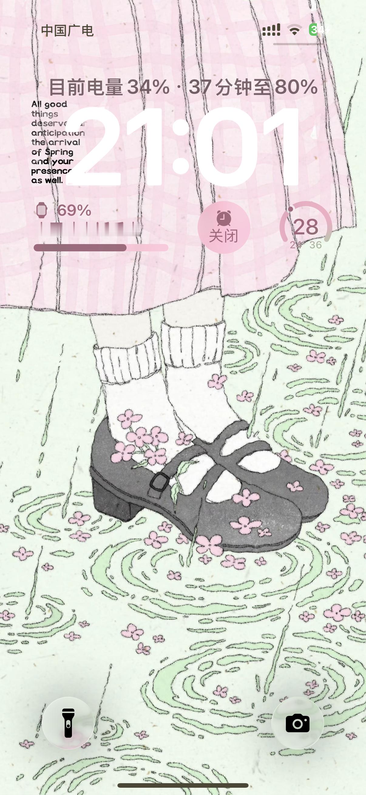 天内我锁屏太美了 