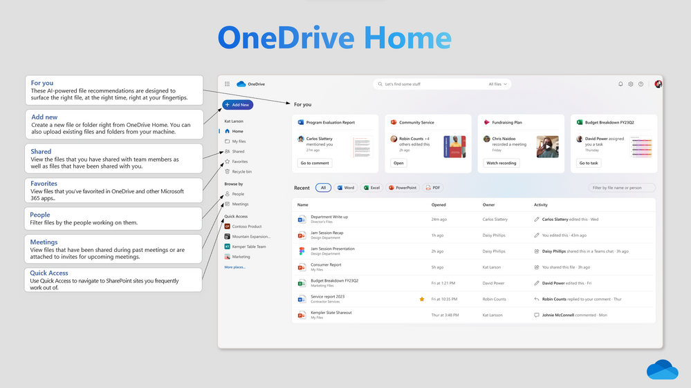 微软正式宣布 OneDrive 3.0：- 更友好的文件管理，查找文件更容易- 