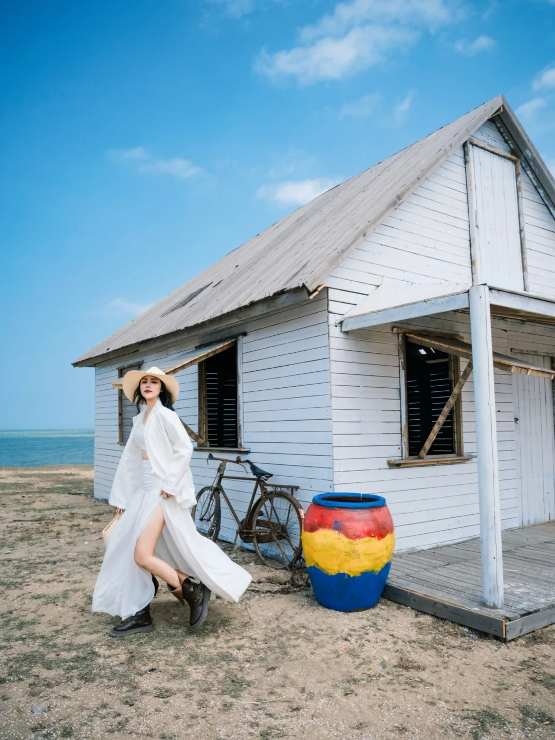 海口拾贝公园｜新晋海边木屋🏠人少超好拍‼️