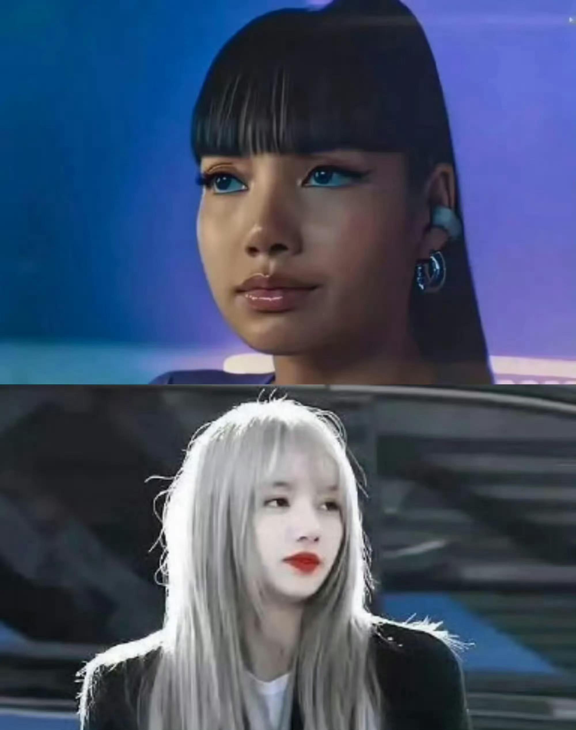 不得不说，韩式妆容和欧美妆容的差别在Lisa身上体现的淋漓尽致[并不简单]韩式妆