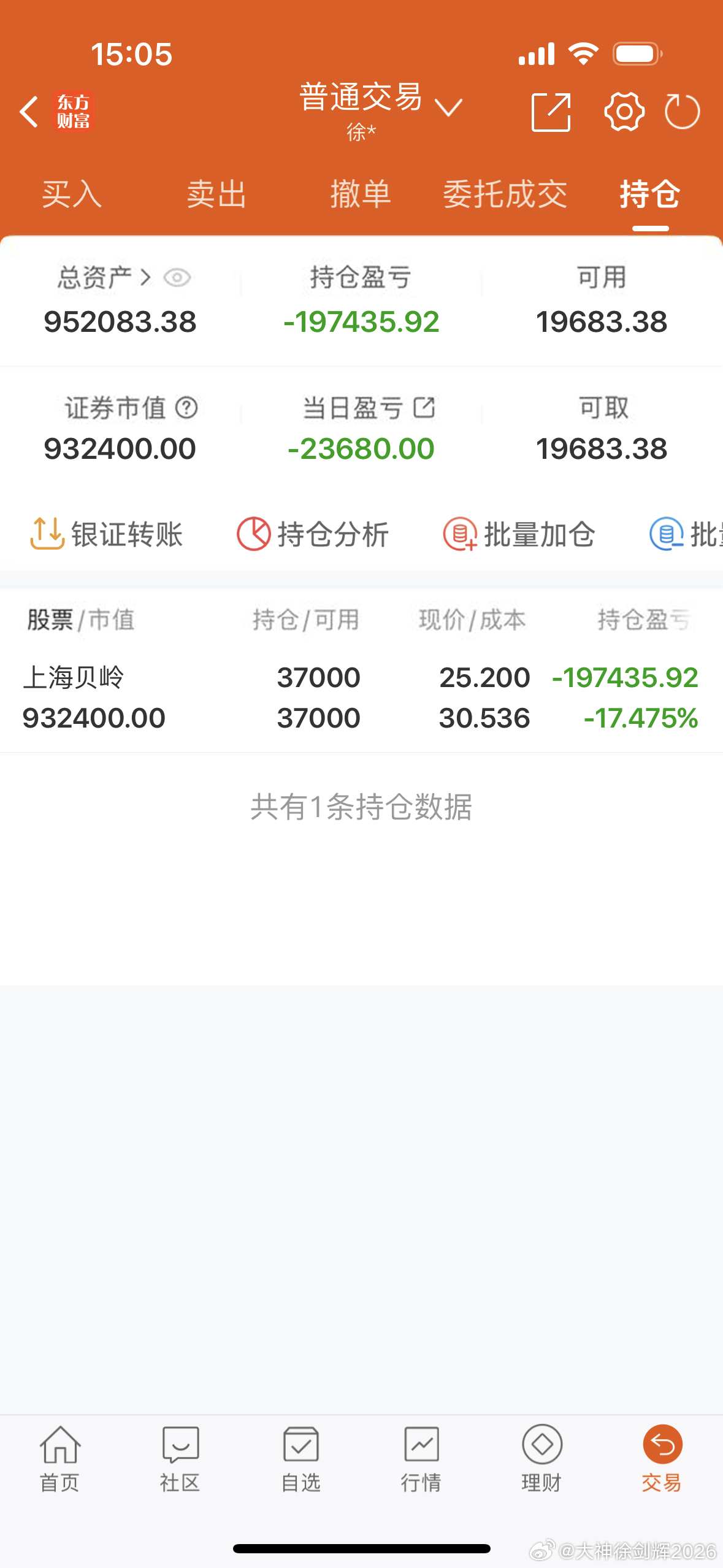 炒股养家记7月16日收盘纳入60w本金挑战一年翻5倍，到三百万！    （第  