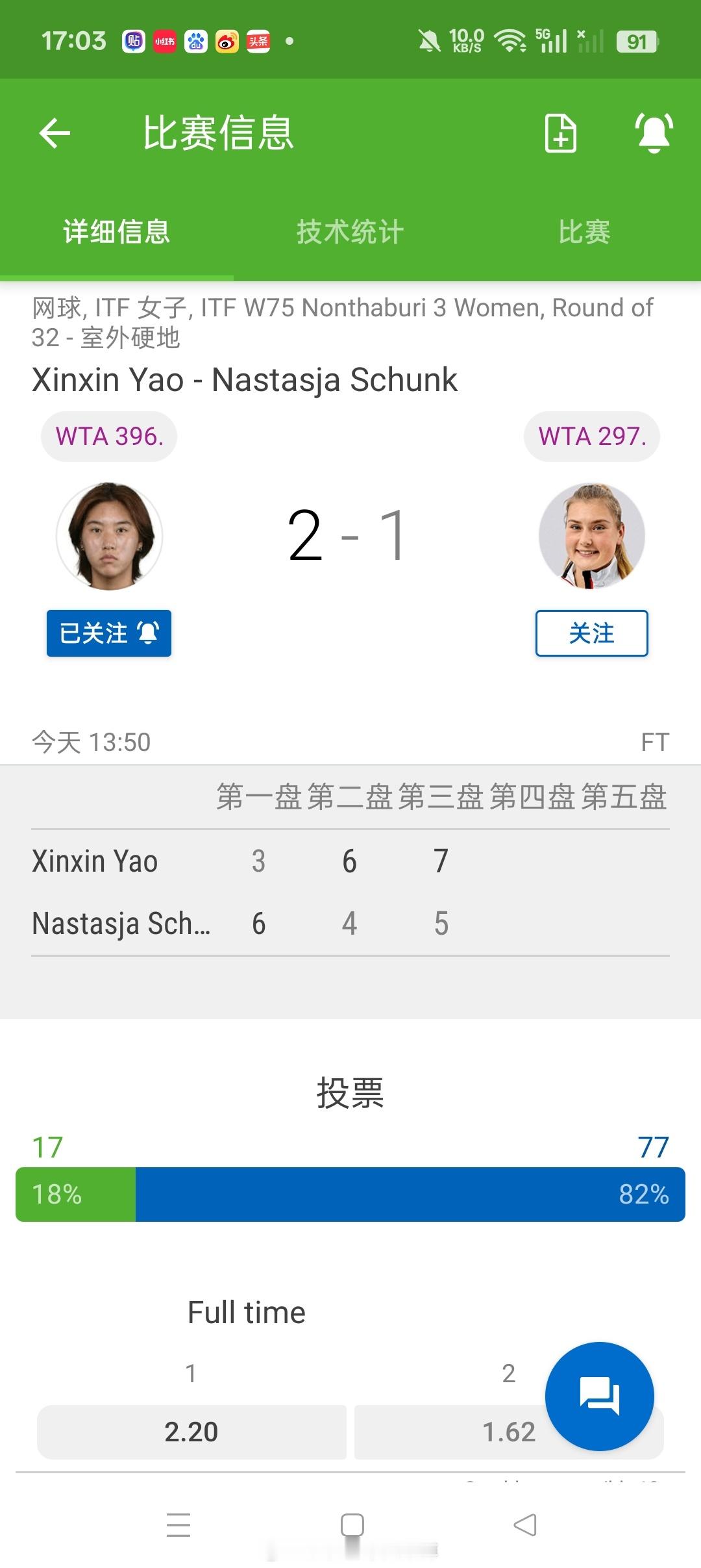 小花小草资讯小花小草资讯【🇹🇭暖武里W75】女单正赛第一轮:资格赛突围的🇨