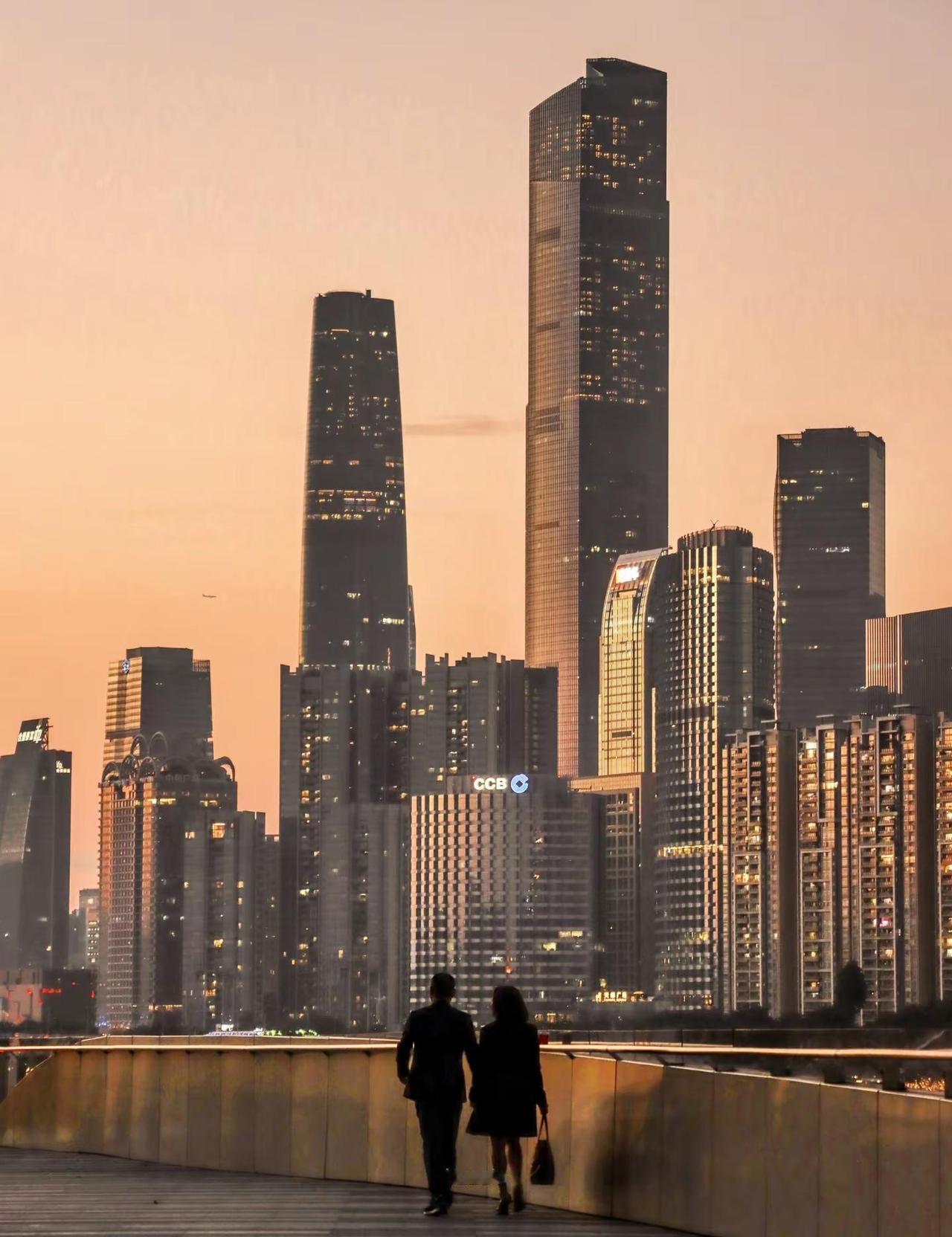 想和你，在这样的日落里，一起散步。广州 广州旅拍 广州旅游 广州游玩推荐