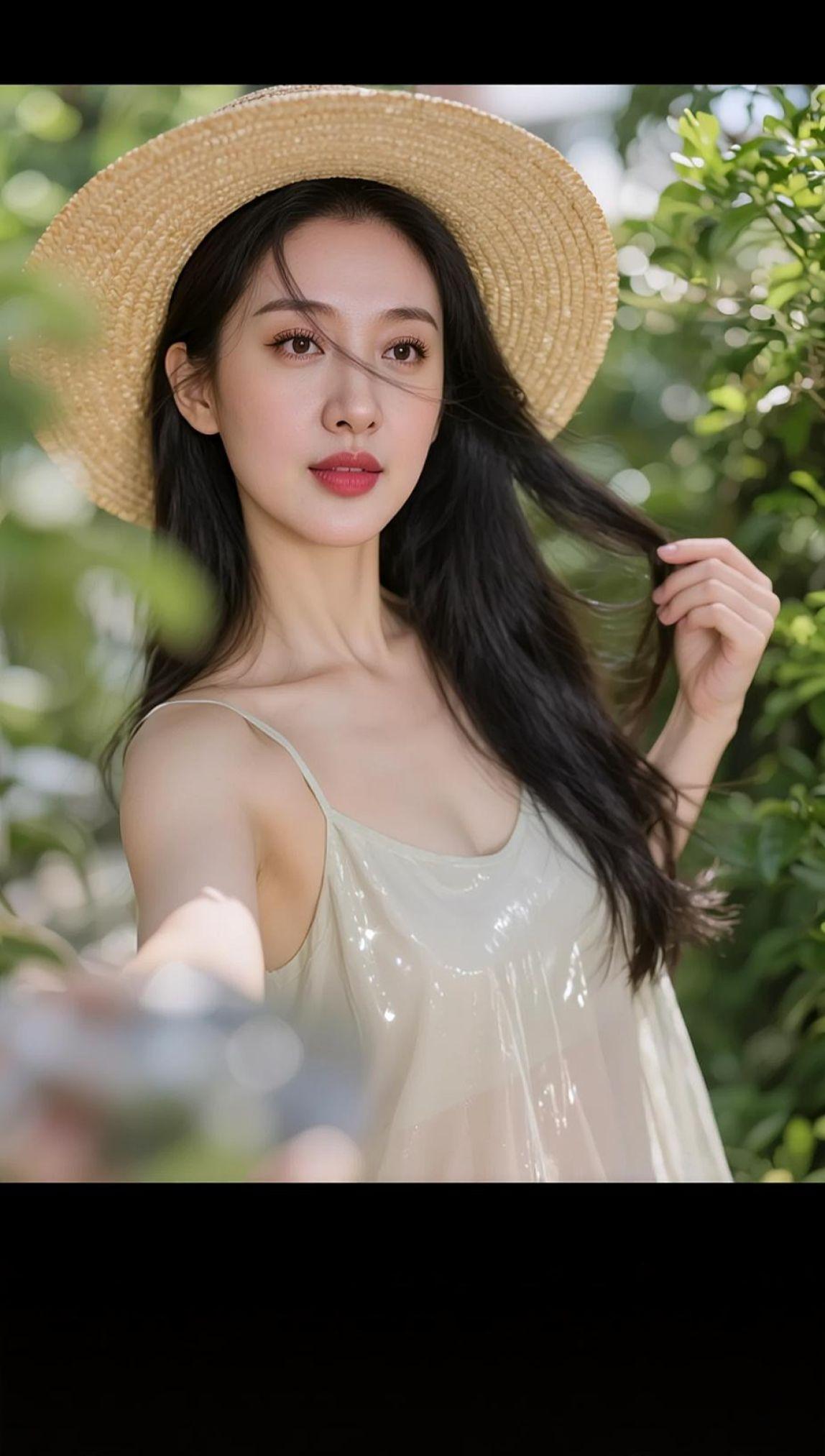 AI森系清透自拍 抖音ai创作 摄影约拍 上热搜 甜系女生