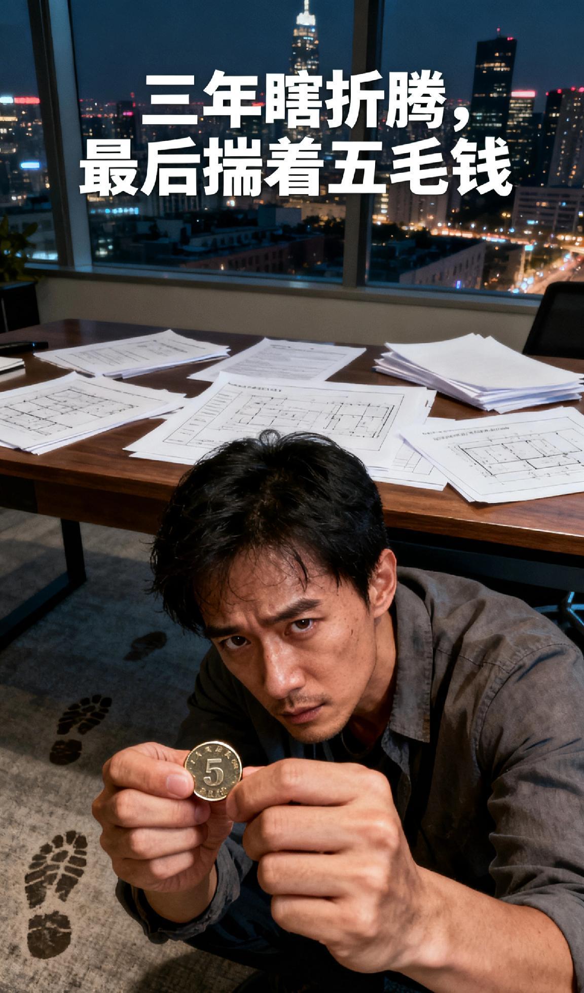 但回头看，踩过的坑、攒的经验，哪是五毛钱能衡量的？命或许有定数，可不服输的劲儿由