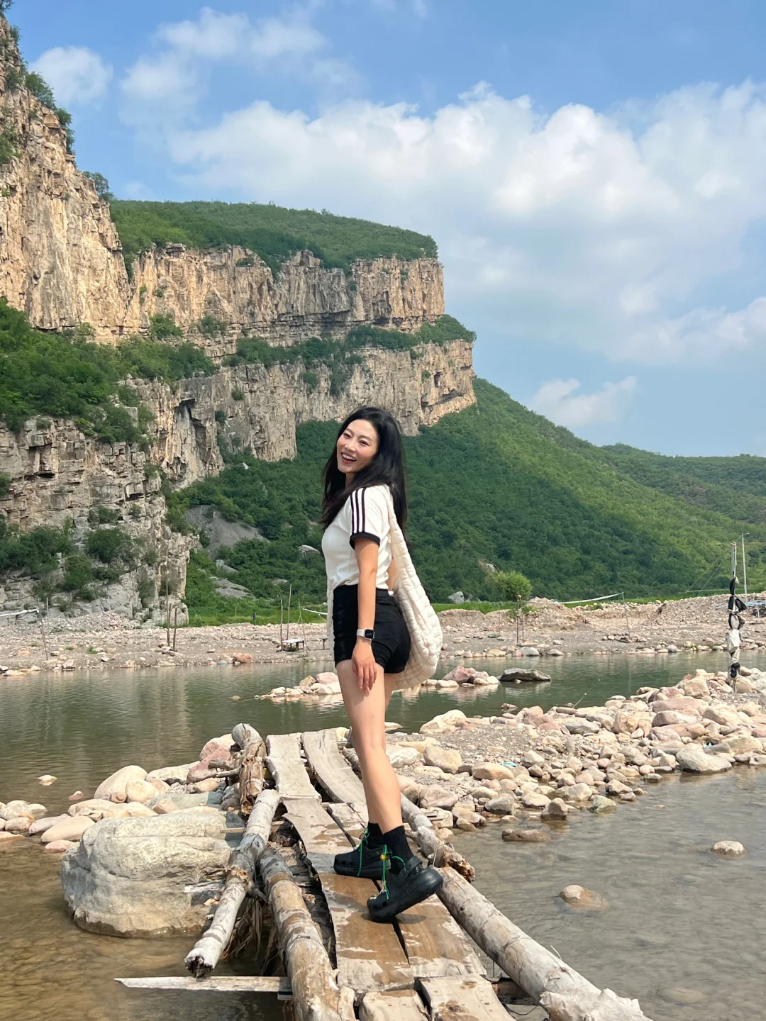 石家庄有自己的那拉提小木桥！驾车1小时！