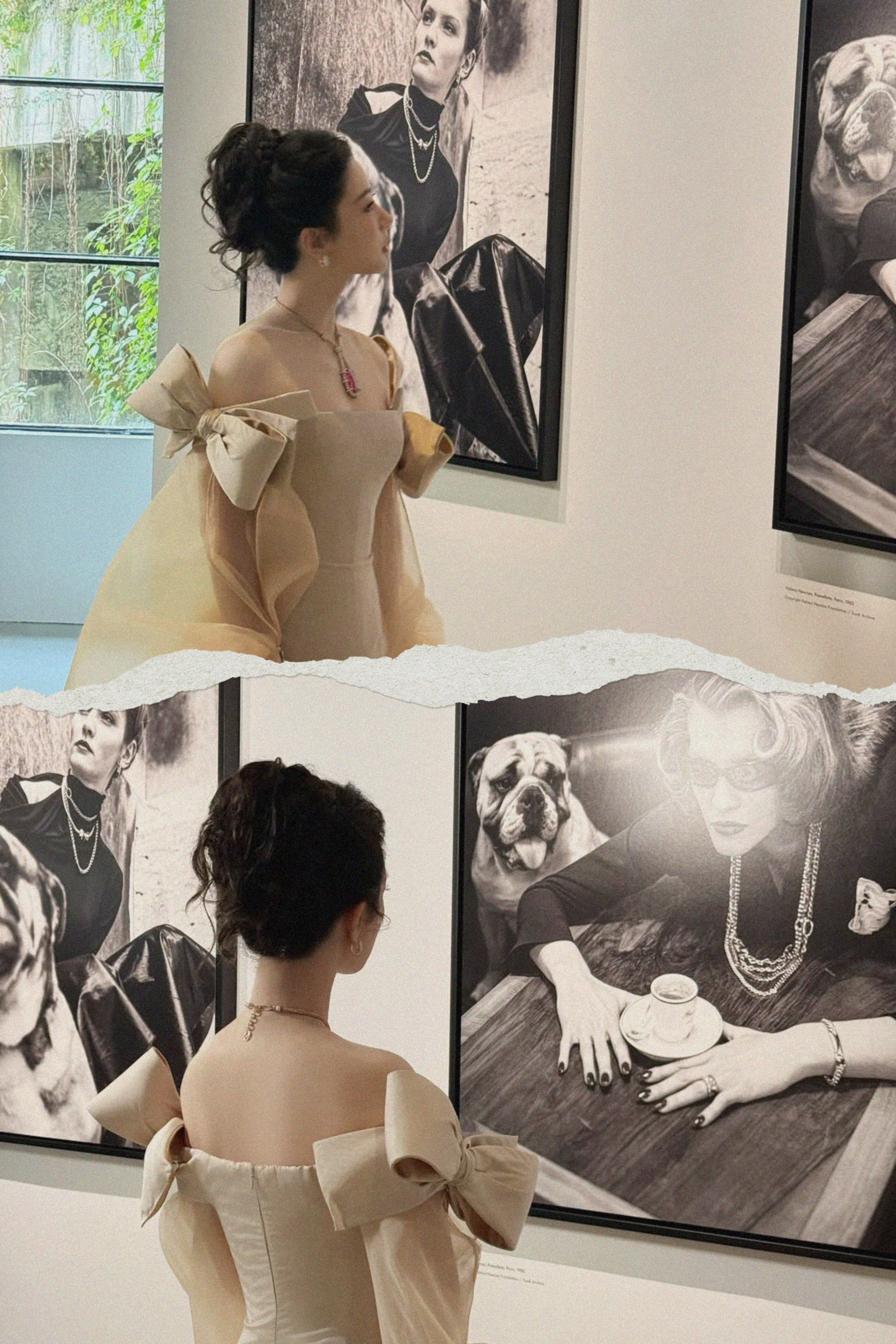 玉兰花开君再来番位  |  杨紫巴黎珠宝展发型师朱子曰明年再来提我们玉兰，今天先