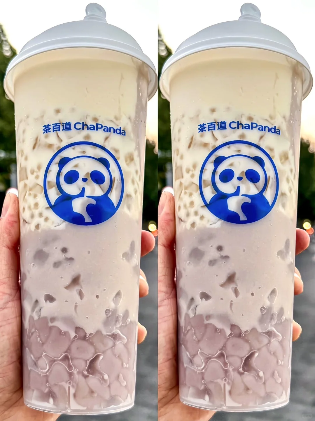 茶百道最伟大的超厚厚厚芋泥回归啦！！吼吼喝